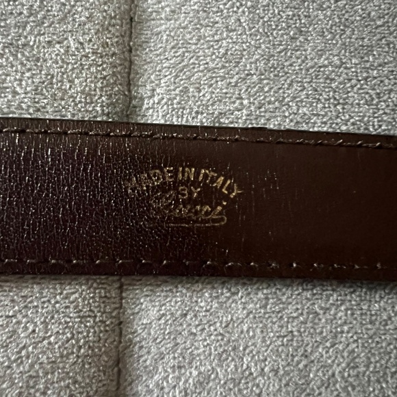 Gucci vintage brown belt main image 8